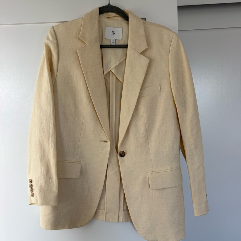 Banana Republic Linen Blazer